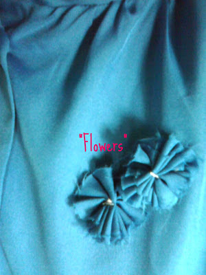 diy blouse flowers