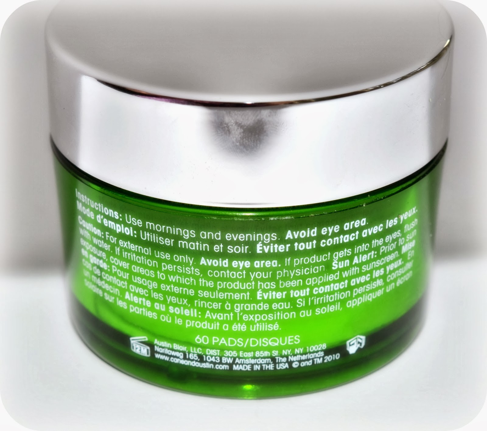 BirkinBagBeauty Cane + Austin Retexturizing Treatment Pads a Peel