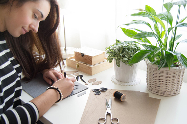 Collares con fieltro