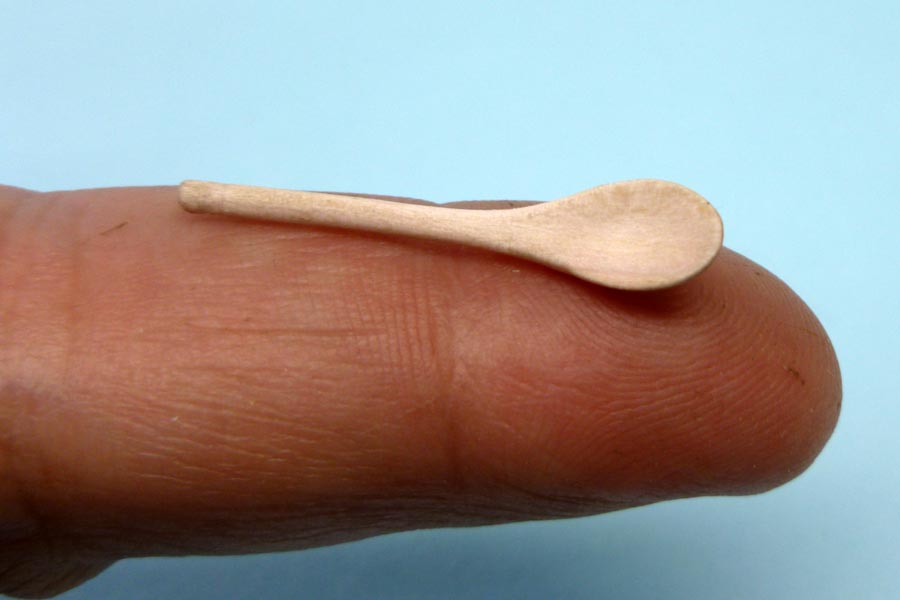Karin Corbin Miniatures Cherry spoon finished!