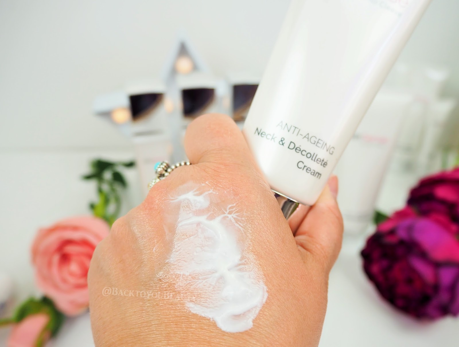 Qvc UK Beauty Product of the month Skinsense Neck and Dec Cream