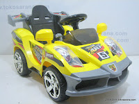 Mobil Mainan Aki DOESTOYS  DT55 FERRERI Yellow