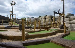 Adventure Golf course at Funder Park in Dawlish Warren Adventure Golf course at Funder Park in Dawlish Warren