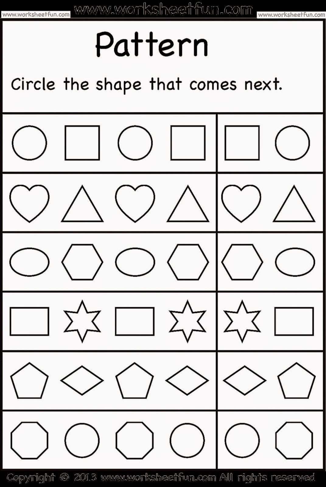 Identify Pairs Kindergarten Printable Worksheet