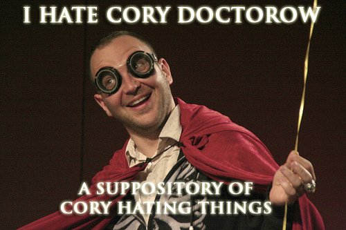 I hate Cory Doctorow