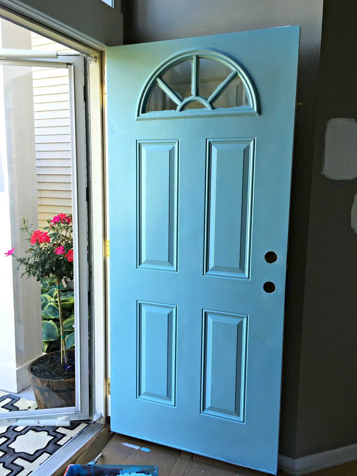 Restyle it Wright Priming and Painting the Front Door