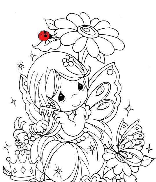 fairy bratz coloring pages - photo #19
