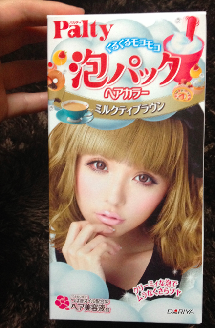 KoNatsu: Palty foam hair Dye - Milk Tea Brown [Review]