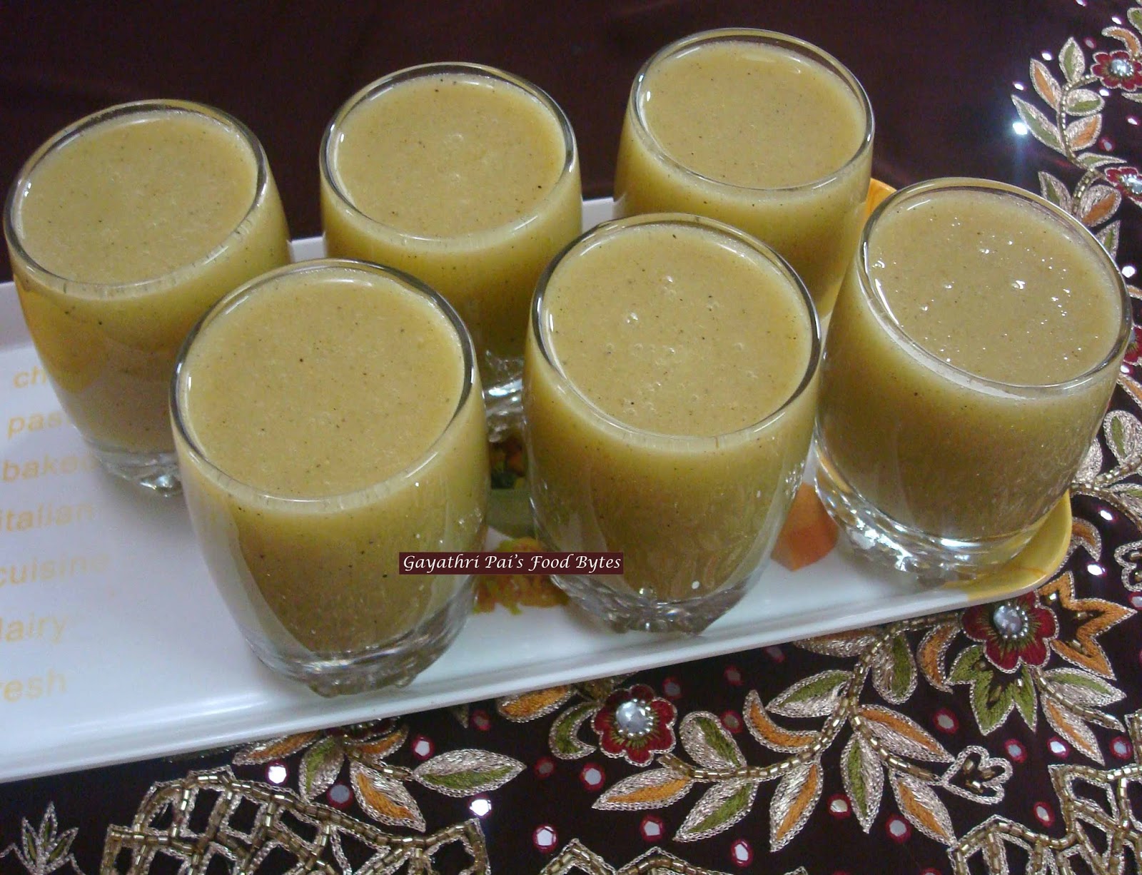 Gayathri Pai's Food Bytes Chilled Guava Juice with dry ginger pd