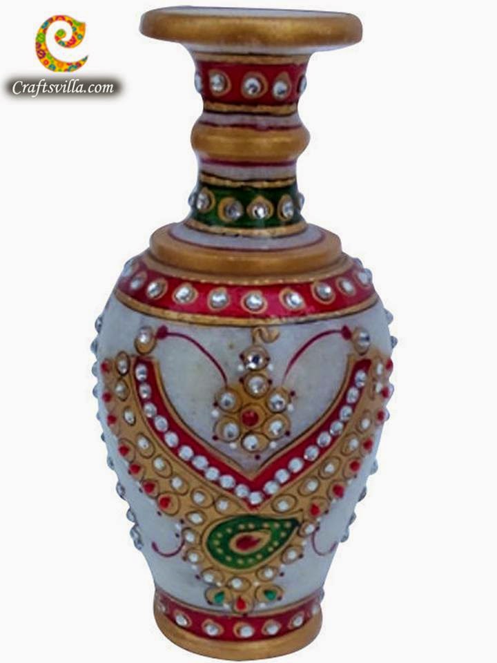 TELUGU WEB WORLD Marble Vase COLLECTION