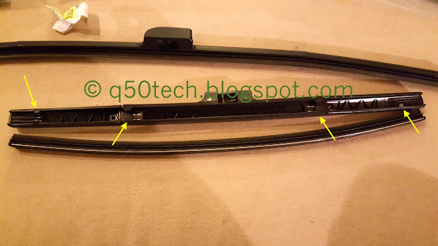 Infiniti Q50 Technical & Operational Blog: Changing Wiper Blades