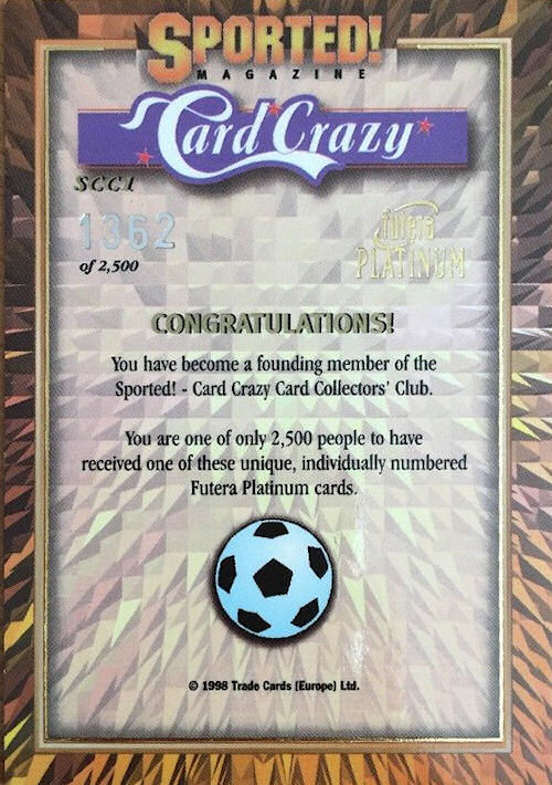 Football Cartophilic Info Exchange Futera / Sported magazine Sported