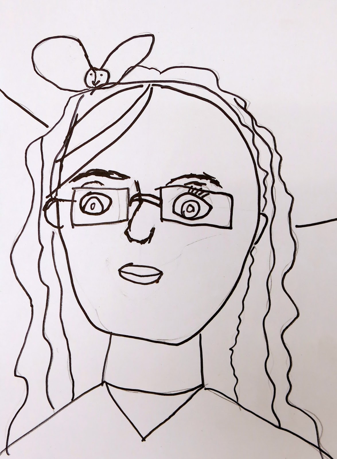 Cassie Stephens: In the Art Room: Romero Britto Inspired Self Portraits