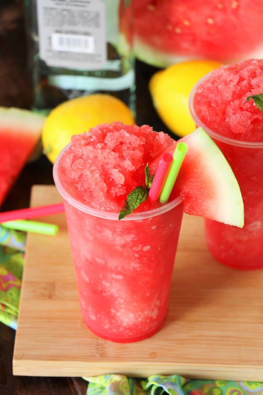 Watermelon Rum Slush The Kitchen Is My Playground