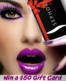 REGISTER TO WIN A $50 GIFT CARD TO SEPHORA