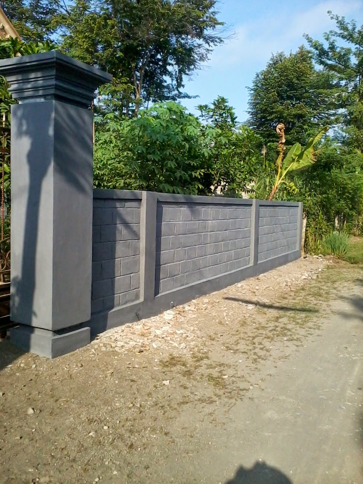 Pagar Rumah Minimalis Dari Batako Rumah Joglo Limasan Work