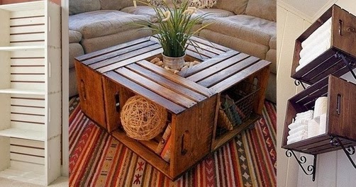 Vintage Wood Crates: Upcycled and Repurposed ~ GOODIY