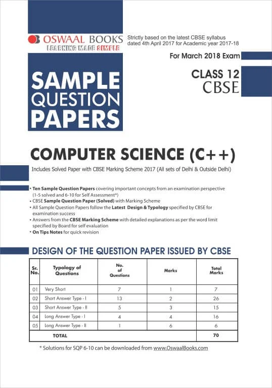 Crisp Oswaal Sample Paper Design in 4K Crisp Oswaal Sample Paper Design in 4K
