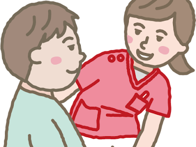 看護師 患者 寄り添う イラスト の最高のコレクション スーパーイラストコレクション