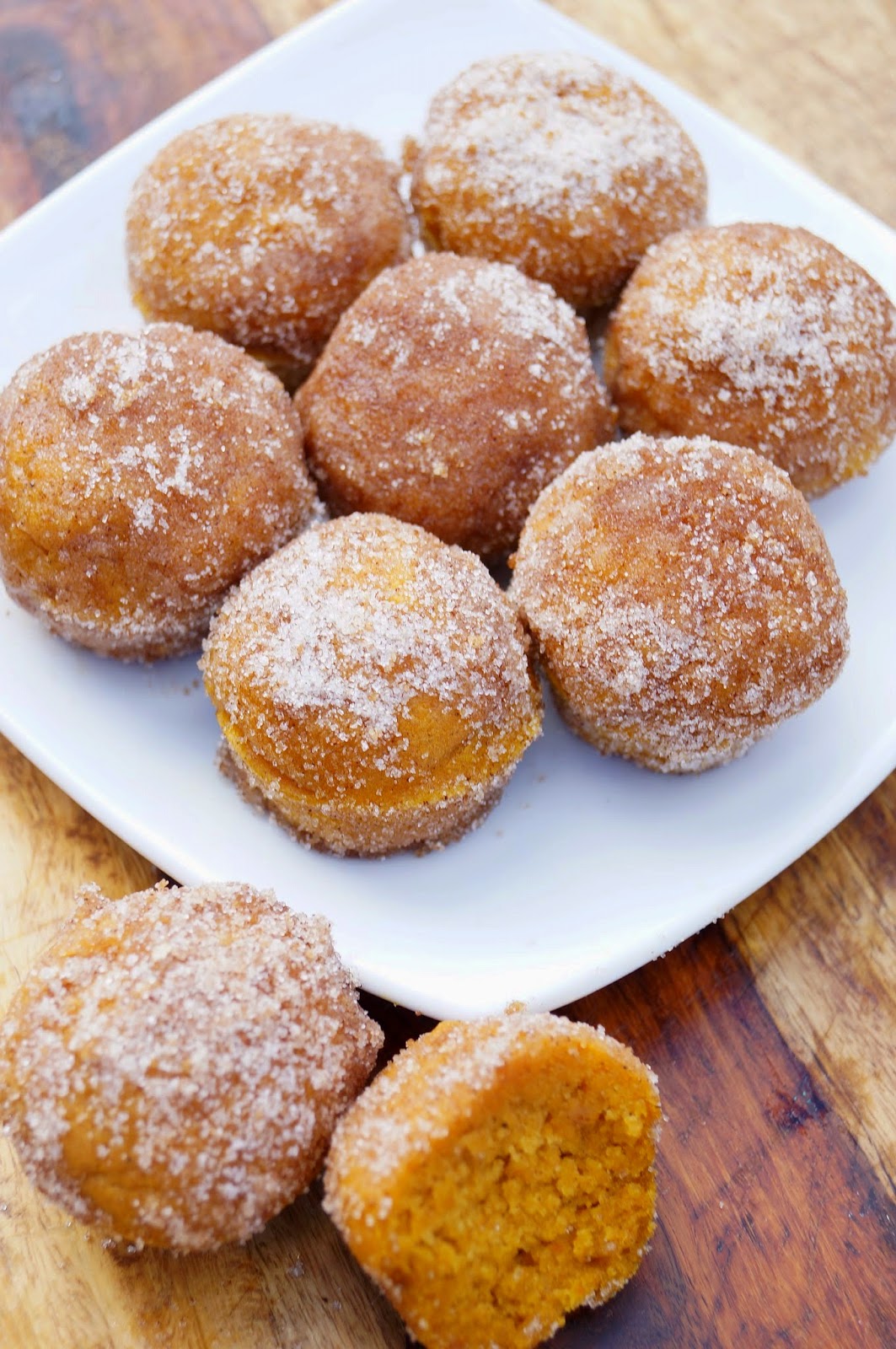 Pumpkin Spice Donut Muffins