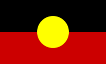 豪州 "原住民" (Aboriginal) の国旗