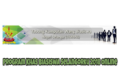 Permohonan Program Khas Biasiswa Selangorku 2018 Online 