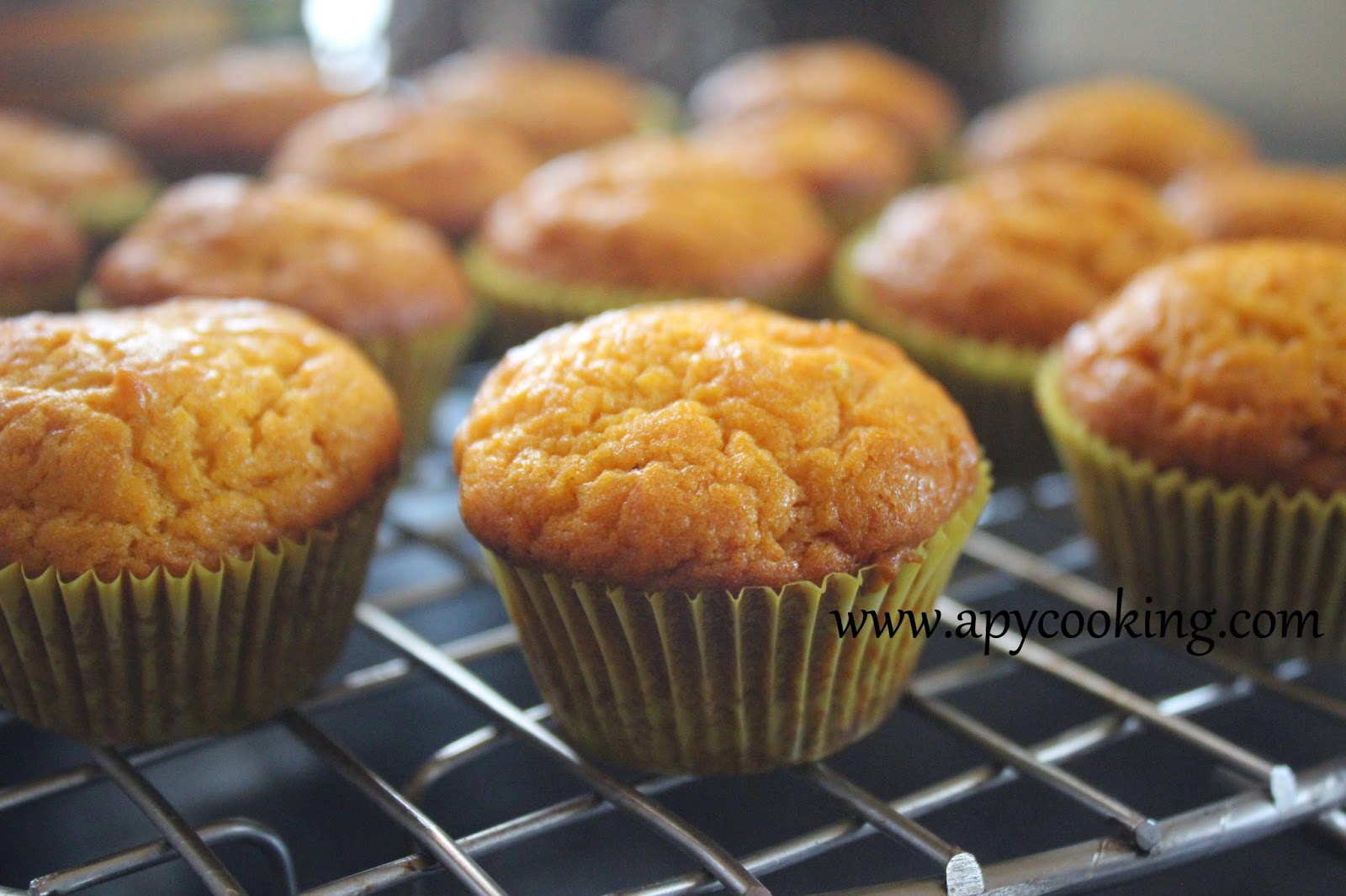 Apy Cooking Eggless Mini Mango Muffins