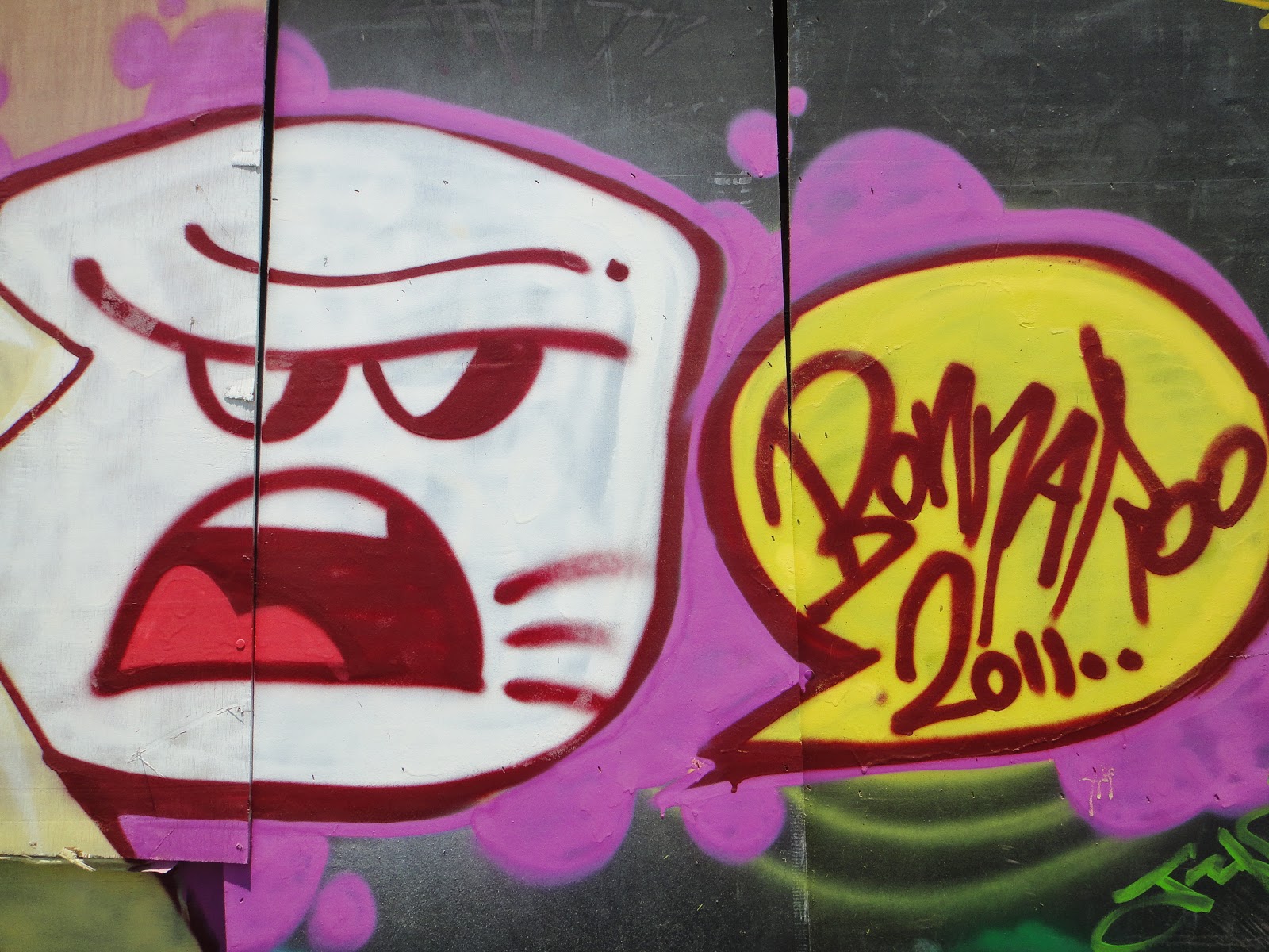 Bonnaroo graffiti 2011