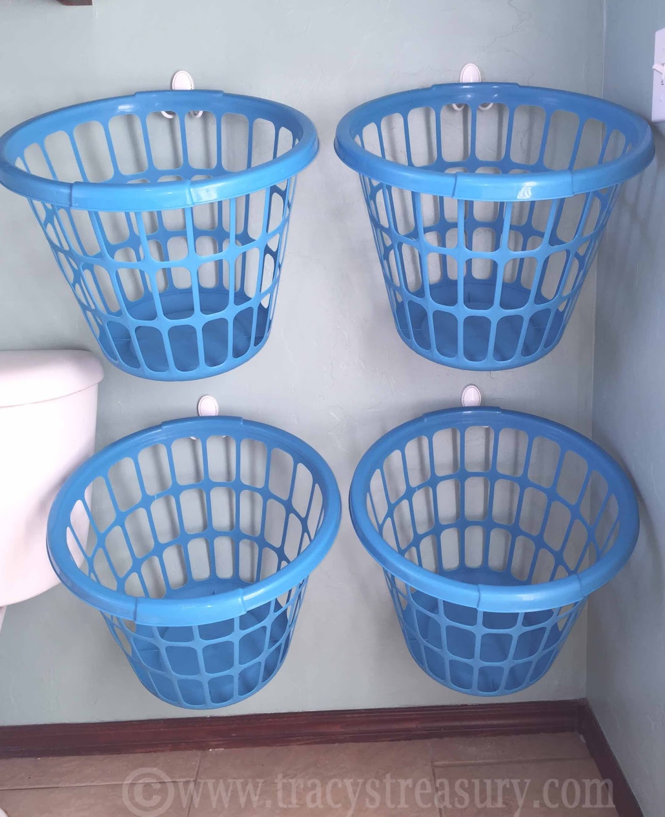 Tracy's Treasury DIY Laundry Sorter Baskets