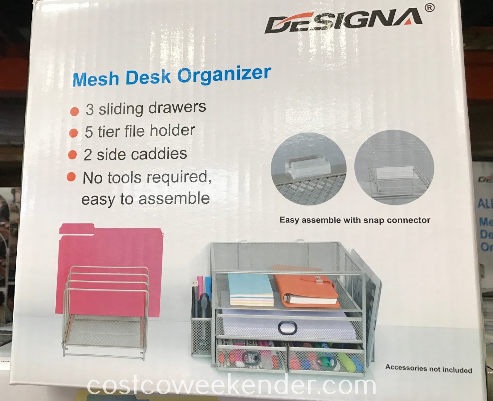 Designa Mesh Desk Organizer Costco Weekender