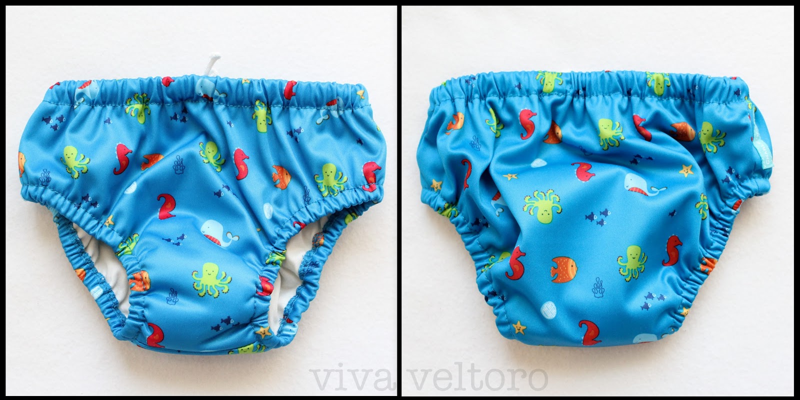 Red Petit Coeur Small Charlie Banana Training & Swim Cloth Diaper 