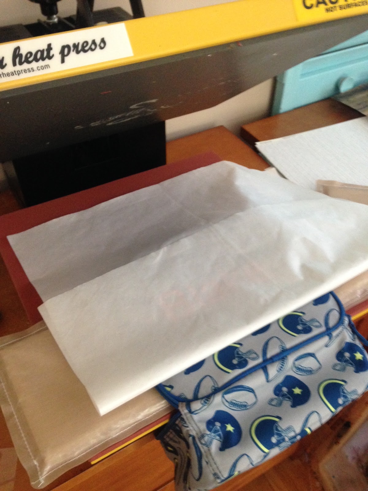 How to Put Heat Transfer Vinyl on Insulated Lunch Boxes and Backpacks