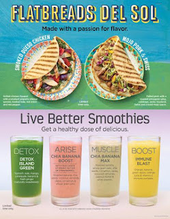 Tropical Smoothie Flatbreads & Smoothie {Giveaway} Flatbreads and Smoothies Tropical Smoothie Cafe