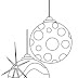 HD Christmas Ornament Coloring Pages Design