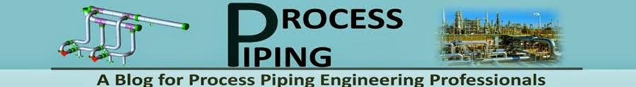 A Blog for Process Piping Engineering Professionals around the world
