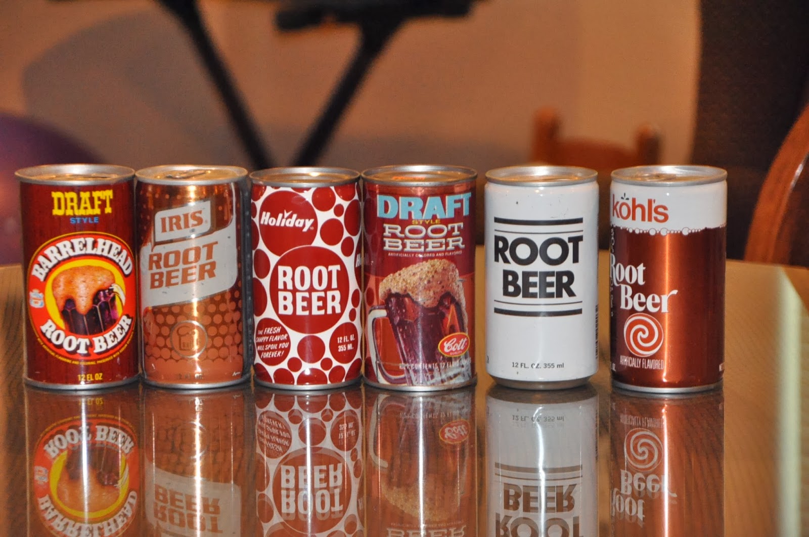 Tom's Root Beer Collectibles Root Beer CANS