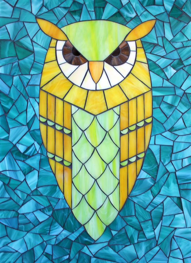 Mosaic Owl Design 3