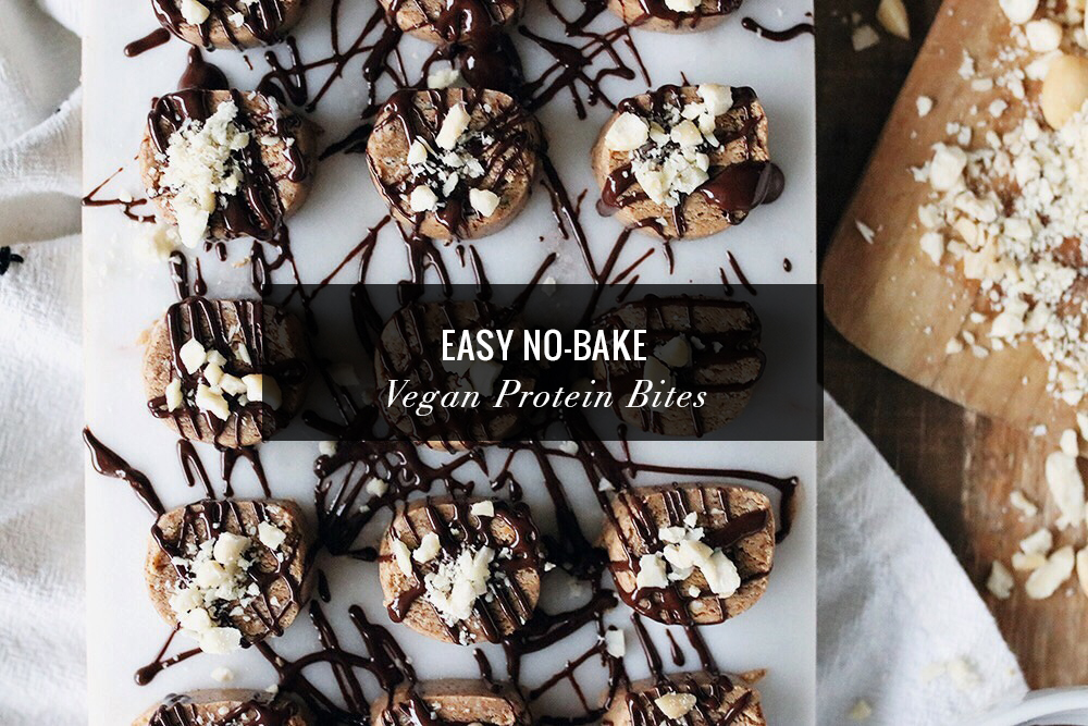 Food File Easy NoBake Vegan Protein Bites Gaby Burger