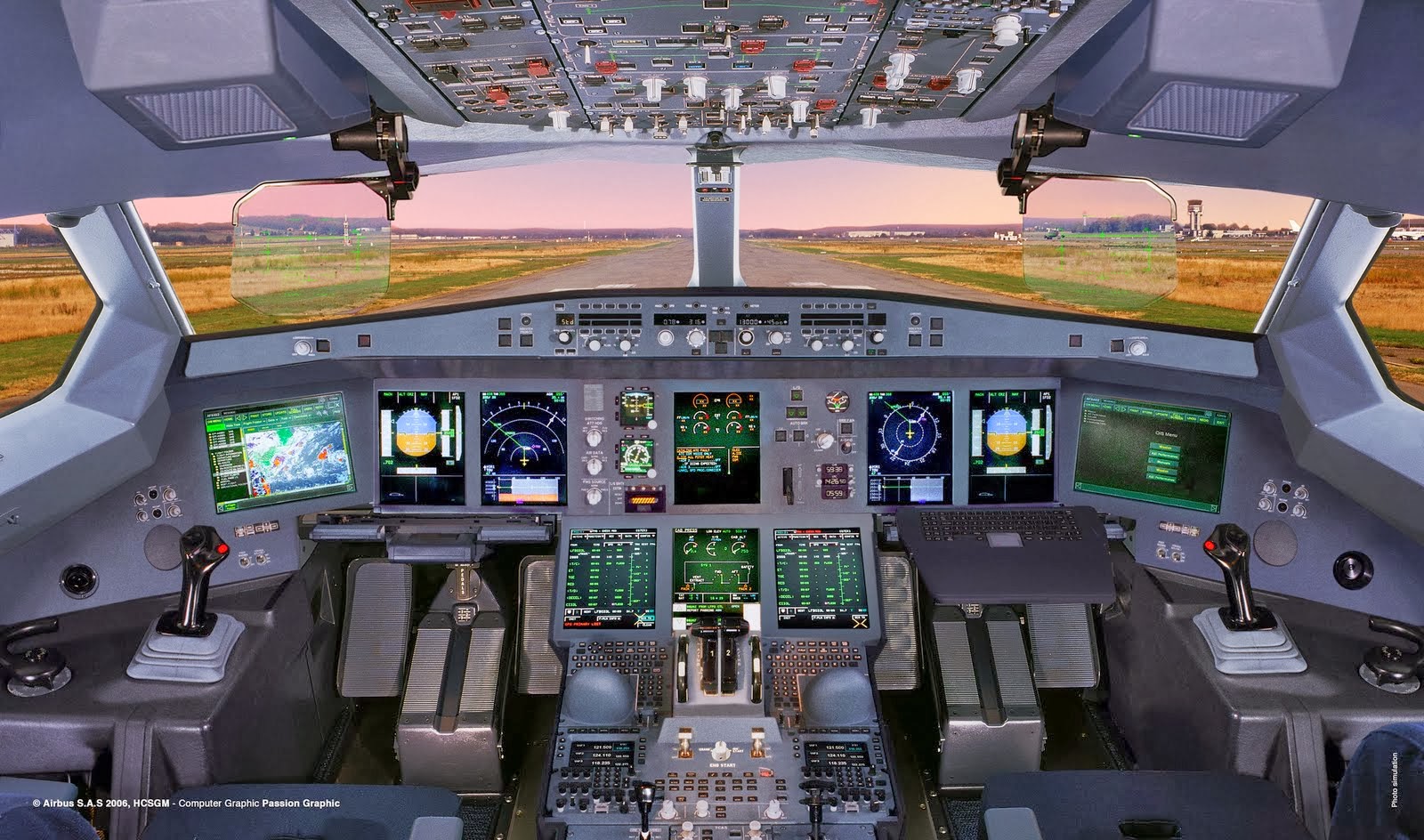 Cabina de avión wallpapers