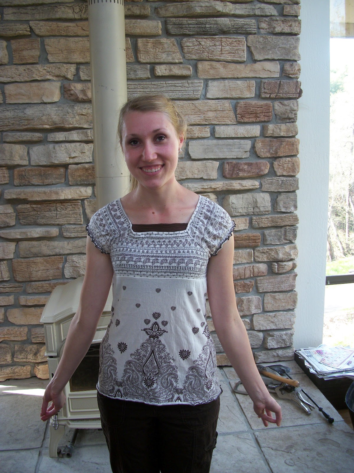 How to Make it Modest Fixing a Low Neckline