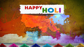 Happy Holi Gulal Rang HD Wallpaper