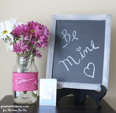 Give an old frame a distressed look, turn an old thrift store frame into a chalkboard with some chalkboard paint. A fun DIY project. 