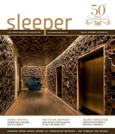 Sleeper. Hotel design, Development & Architecture 50 - September & October 2013 | ISSN 1476-4075 | TRUE PDF | Bimestrale | Professionisti | Alberghi | Design | Architettura
Sleeper is the international magazine for hotel design, development and architecture.
Published six times per year, Sleeper features unrivalled coverage of the latest projects, products, practices and people shaping the industry. Its core circulation encompasses all those involved in the creation of new hotels, from owners, operators, developers and investors to interior designers, architects, procurement companies and hotel groups.
Our portfolio comprises a beautifully presented magazine as well as industry-leading events including the prestigious European Hotel Design Awards – established as Europe’s premier celebration of hotel design and architecture – and the Asia Hotel Design Awards, set to launch in Singapore in March 2015. Sleeper is also the organiser of Sleepover, an innovative networking event for hotel innovators.
Sleeper is the only media brand to reach all the individuals and disciplines throughout the supply chain involved in the delivery of new hotel projects worldwide. As such, it is the perfect partner for brands looking to target the multi-billion pound hotel sector with design-led products and services.