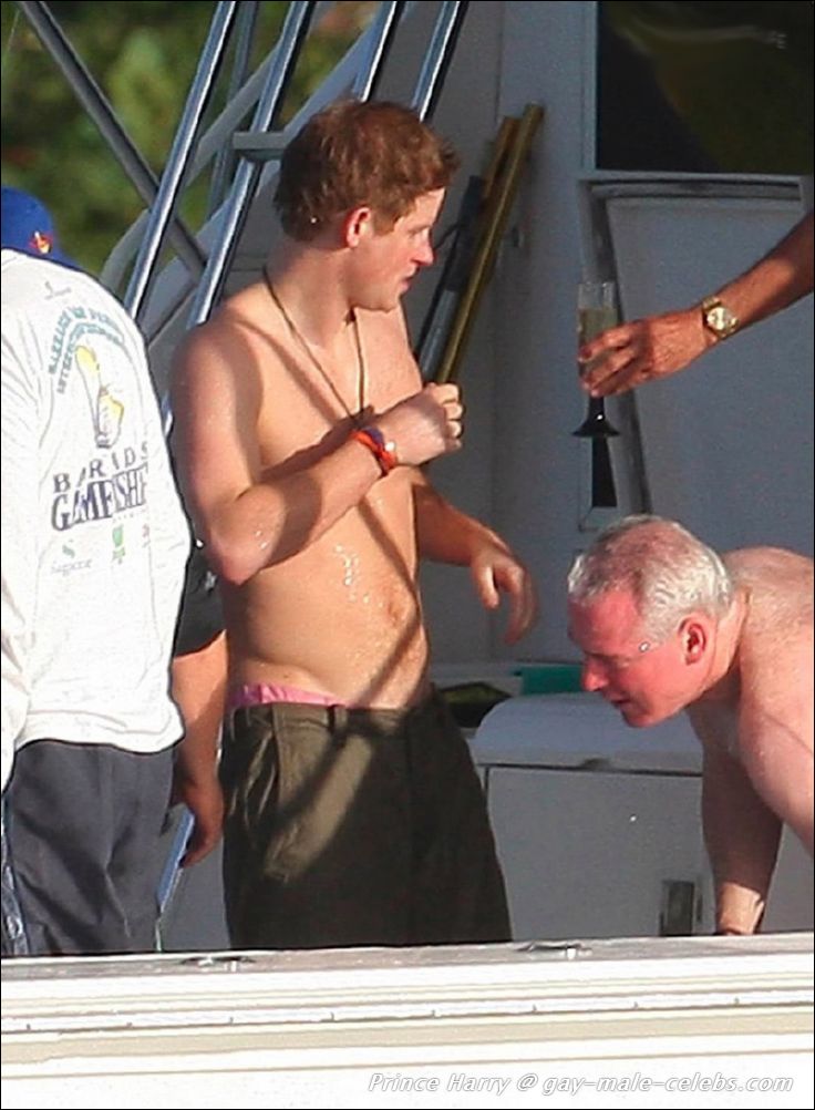 Princes william and harry in the nude, sort of