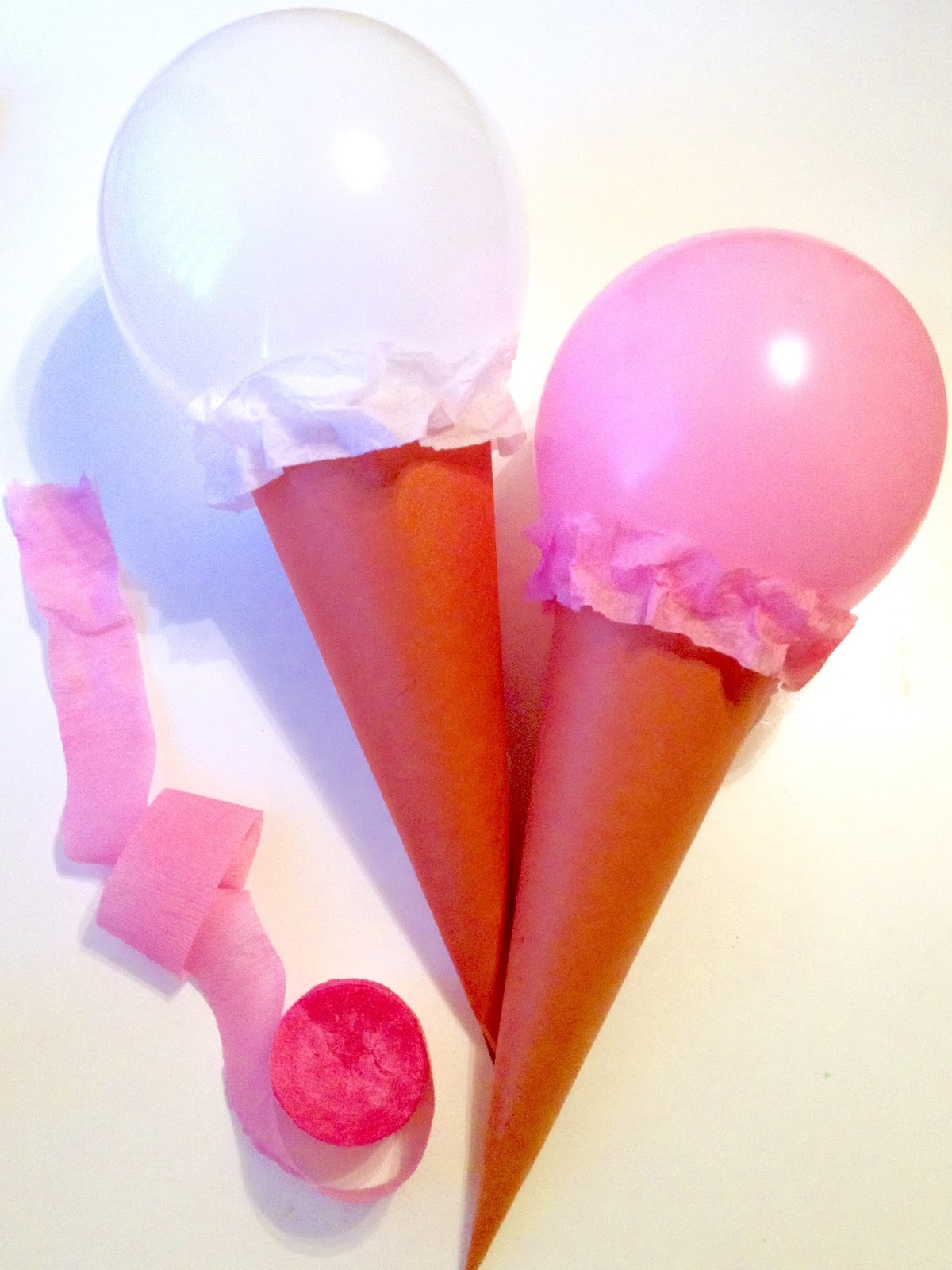 {VIDEO) DIY Ice Cream Cone Balloons for Birthday Parties & Summer Fun