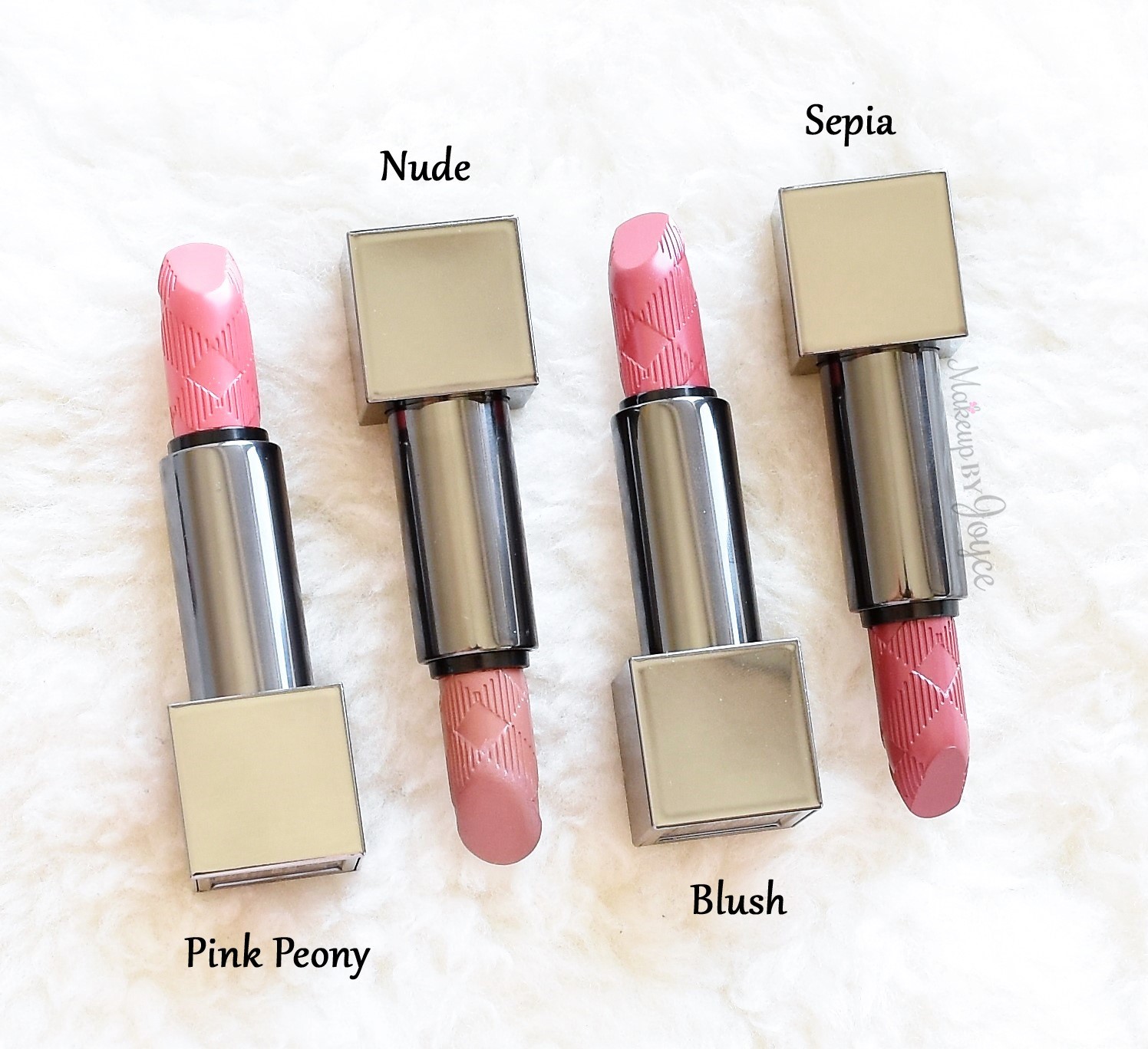 Makeupbyjoyce Swatches Review Burberry Kisses And Lip Velvet