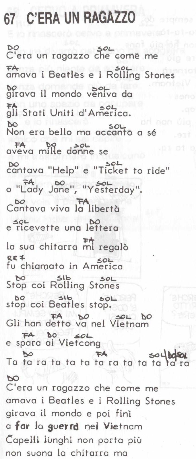 BODI SONČEK o4 C'ERA UN RAGAZZO CHE COME ME AMAVA I BEATLES (Gianni Morandi)