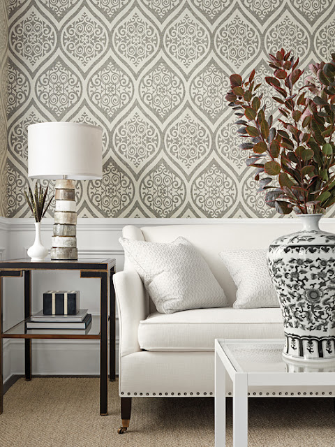 Wallpaper can be daunting to shop for, commit to and hang. But when you do it correctly, it really MAKES a room. It not only provides a big pattern that creates impact but it actually makes the rest of the room easier to design because you have this super solid style that leads everything