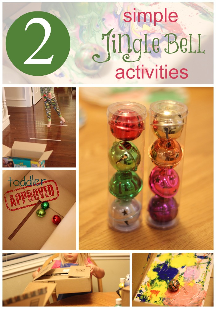Toddler Approved! 2 Simple Jingle Bell Activities