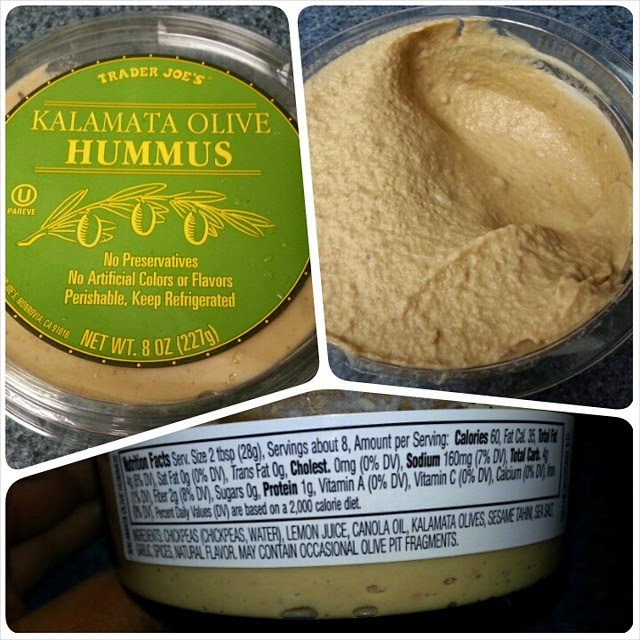 Shannon's Lightening the Load Trader Joe's Kalamata Olive Hummus